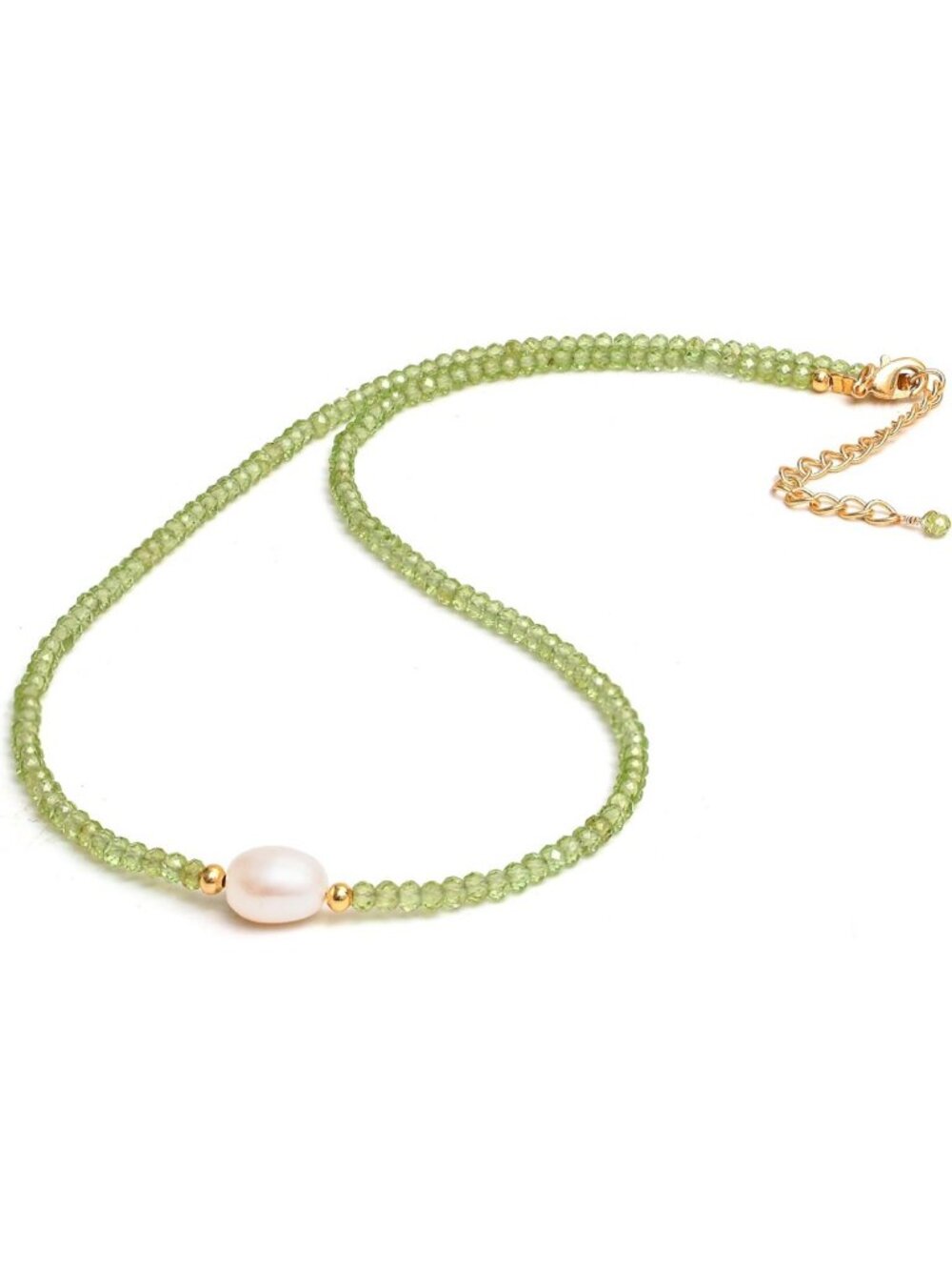Beaded Birthstone Choker Necklace with Gemstones & Pearls for Women